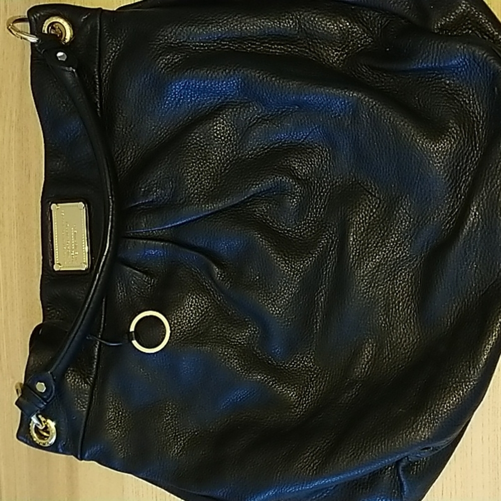 Marc by Marc Jacobs Indigo Blue Bag (Black) Leather Shoulder Bag Purse
